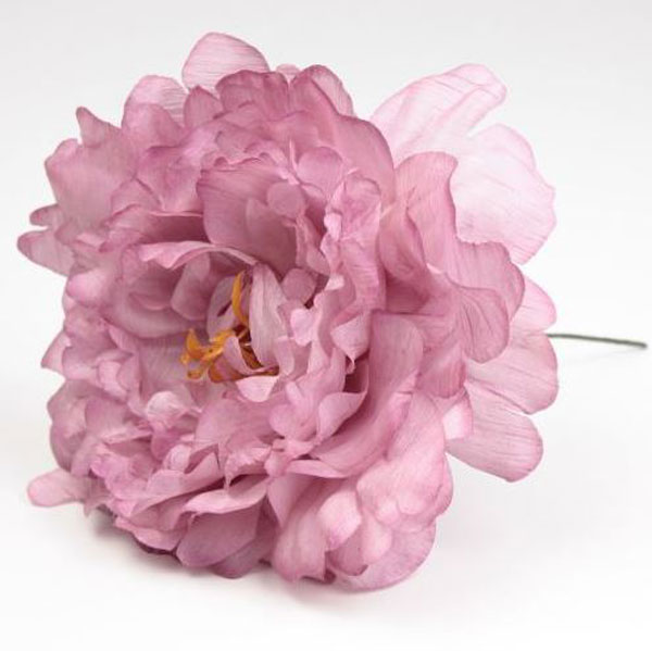 小さな牡丹。フラミンゴの花。薄紫59。 11cm
